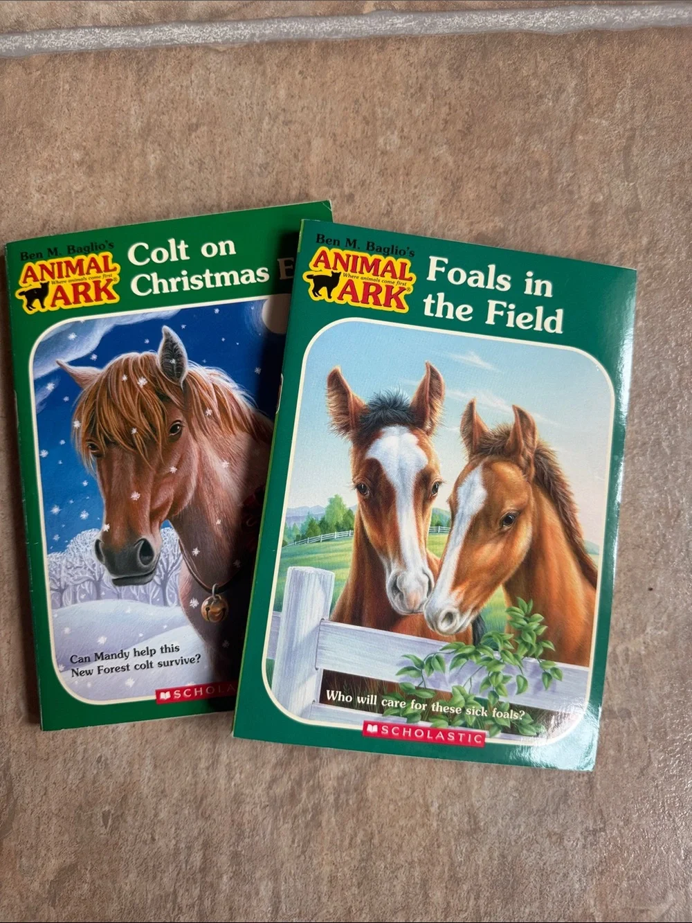 2 Scholastic Animal Ark Horse Books from 1997 & 2005
